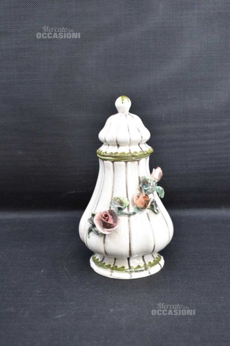 Vaso ceramica con coperchio - vaso,