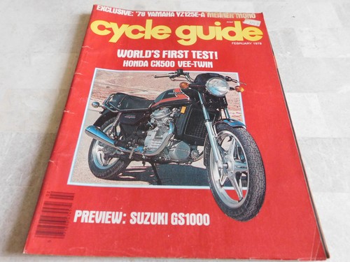 Guida ciclo honda cx500 - cx500, 1978