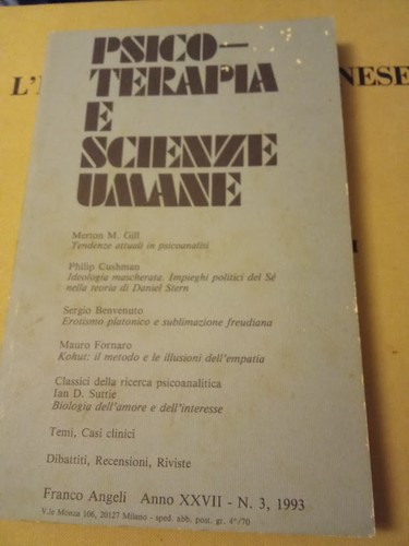 Psicoterapia scienze umane - scienze,