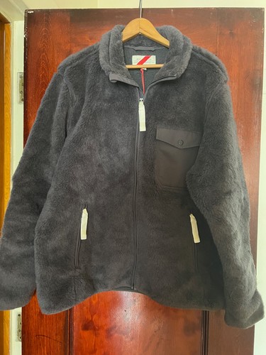 Giacca uomo sherpa grigia - , con