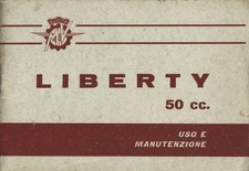 Liberty 50 cc. MV Agusta Meccanica Verghera - Uso e  Manutenzione 1962 Motociclo