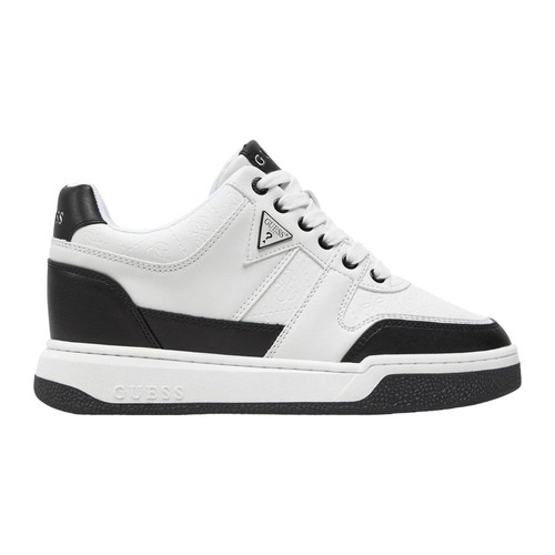 Guess sneakers bianca nera - bianca,