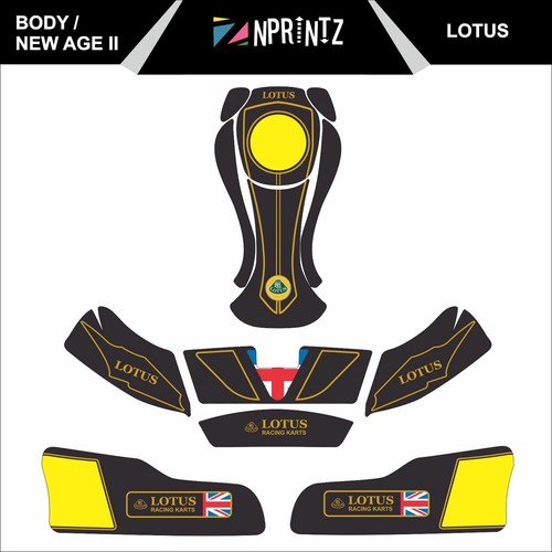 Kit adesivi kart completo new - adesivi,