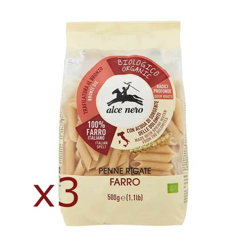 Alce nero penne rigate 100 - 3x, 100%