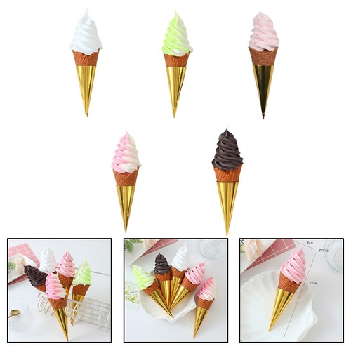 Modello cono gelato simulato - cono,