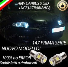 COPPIA LUCI POSIZIONE 5 LED H6W PER ALFA ROMEO 147 1° SERIE CANBUS NO ERROR