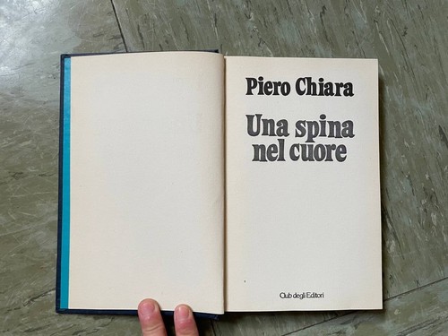 Libro una spina nel - una, cuore