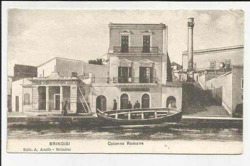 Antica cartolina brindisi - antica,