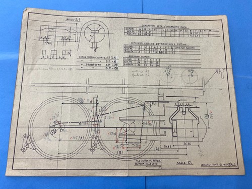 Disegno tecnico locomotiva - tecnico,