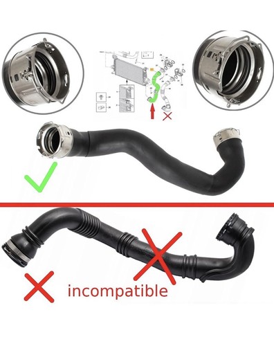 Tubo manicotto intercooler - tubo,