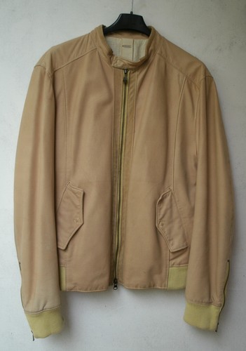 Giacca uomo vera pelle - pelle, beige