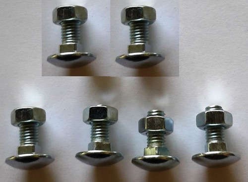 Set bulloni cromati per - 6,
