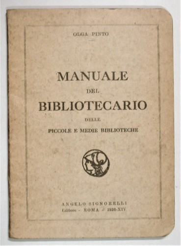 Pinto manuale bibliotecario - pinto,