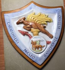 Crest ceramica Carabinieri nucleo radiomobile Viterbo 23 per 22