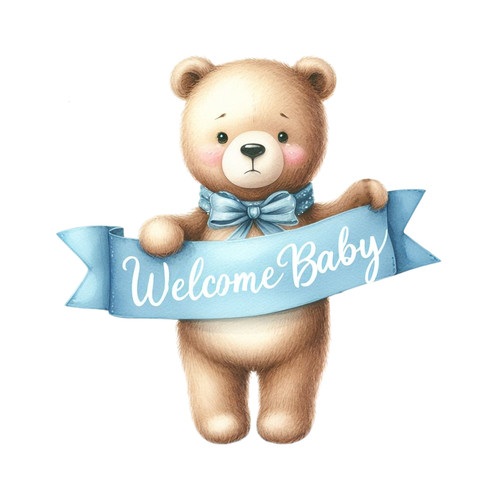 Adesivi auto welcome baby - auto,