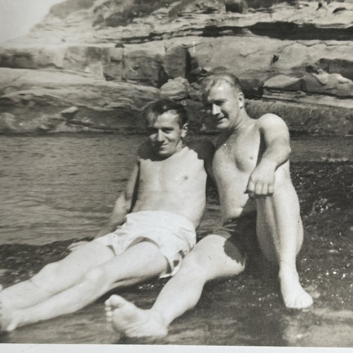 Foto istantanea vintage senza