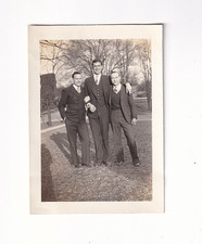 Trio fotografico uomo vintage