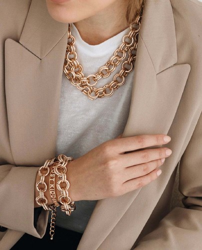 Collana girocollo catena - , duo