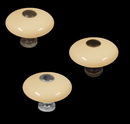 Cream porcelain oxford donut - cream,