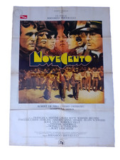 manifesto poster  2F NOVECENTO Bertolucci robert De Niro Depardieu 1976 L174
