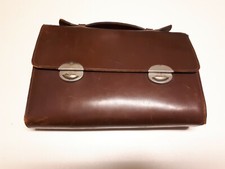 VALIGETTA IN PELLE  NECESSAIRE VINTAGE DA TOILETTE ANNI 20/30 