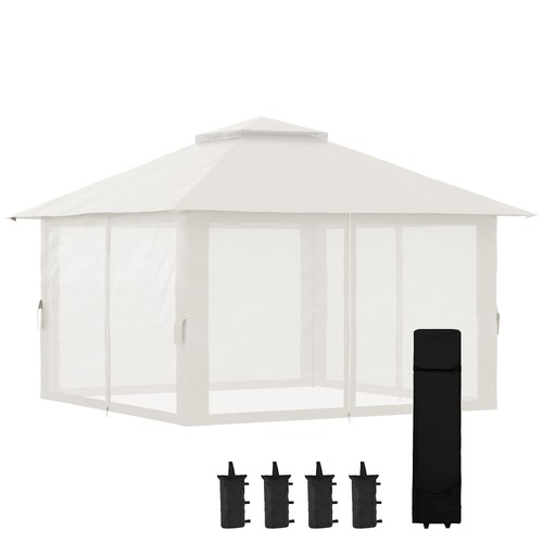 Outsunny gazebo 4x4 pieghevole - gazebo,