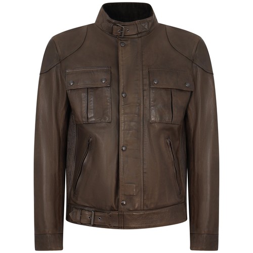 Belstaff giubbotto marrone - belstaff,