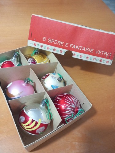 Palline natale vetro - natale,