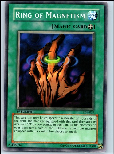 Yugioh edizione anello - -, 1°
