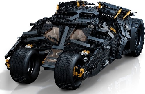 Batman batmobile moc bicchiere - batman,