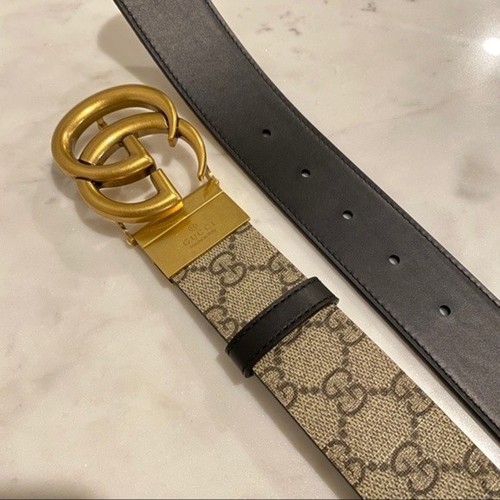 Cintura reversibile gucci - reversibile, gg