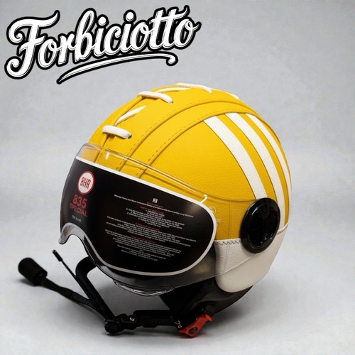 Casco vintage pelle - in,