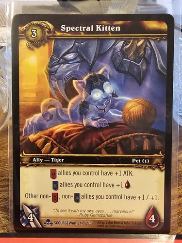 Spectral kitten wow tcg - wow,