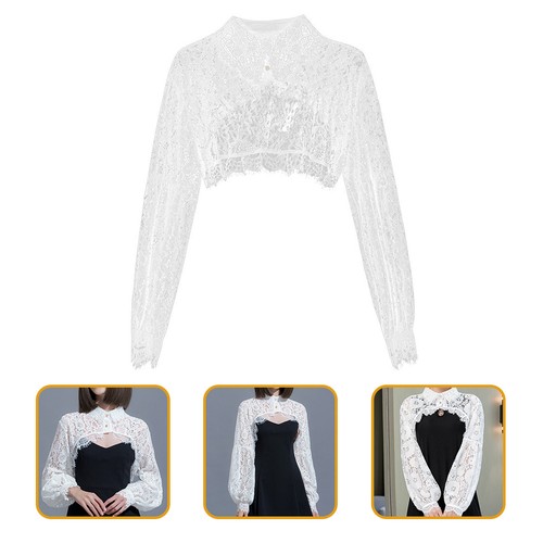 Cardigan all uncinetto pizzo - ,