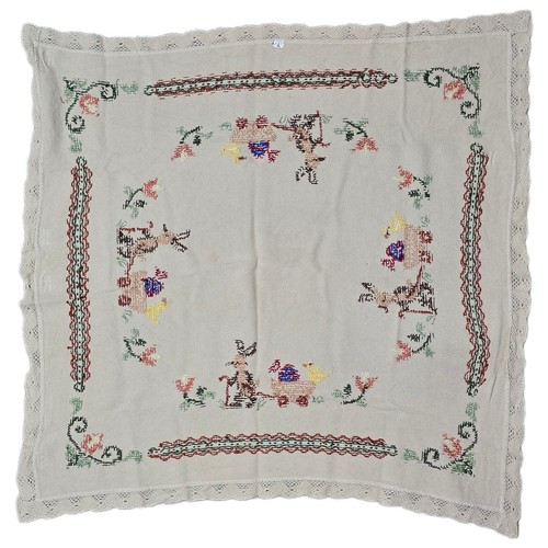 Tovaglia vintage ricamata - , a