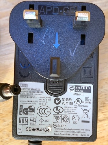 Lacie 12v hard drive - 2a,