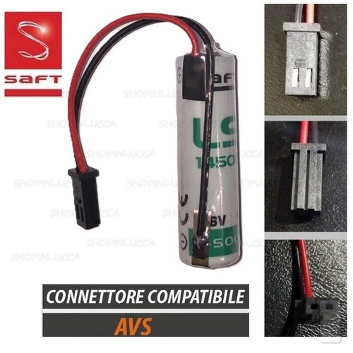 Batteria allarme avs saft - avs,