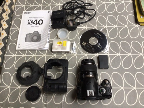 Nikon d40 kit fotocamera - nikon,