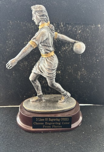 Trofeo bowling femmina - trofeo, 10"