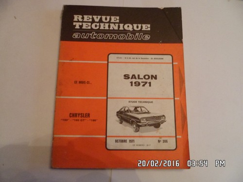Rta chrysler 160 - 160,