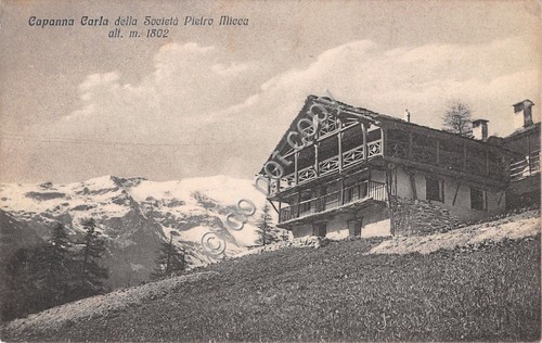 Cartolina postcard capanna - cartolina,