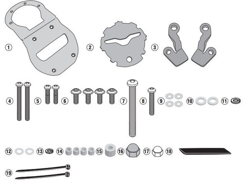 Flangia givi bf46 - bf46, per
