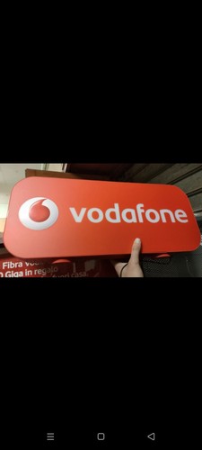 Vodafone insegna luminosa - insegna,