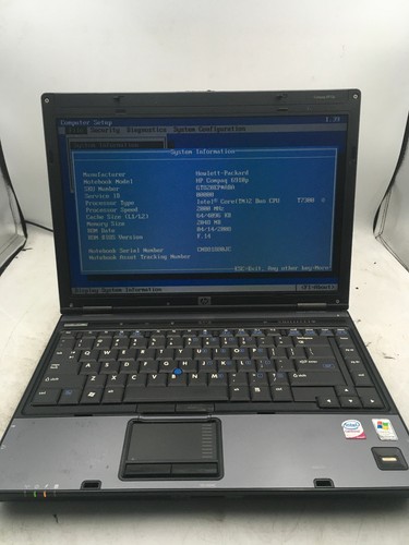 Compaq 6910p boot to - hp,