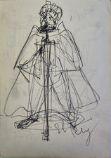 Antico disegno dipinto china - antico,
