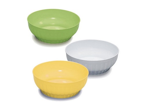 Insalatiera plastica costolata - insalatiera,