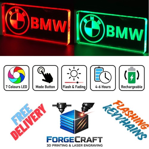 Bmw led light keyring - light,