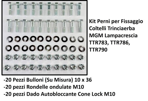 Perni per fissaggio coltelli - fissaggio,