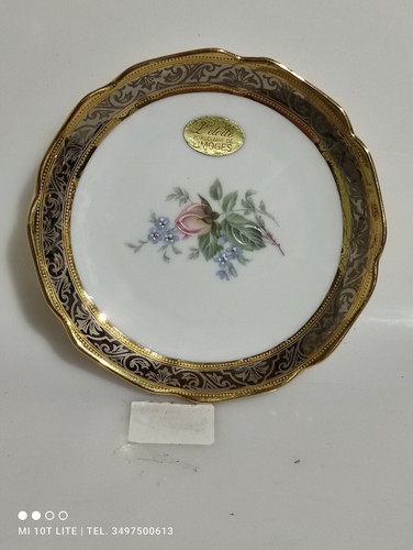 Piattino rotondo dorato - piattino, e