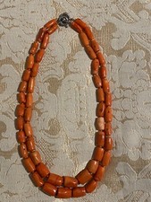 Collane corallo bambu set - ,